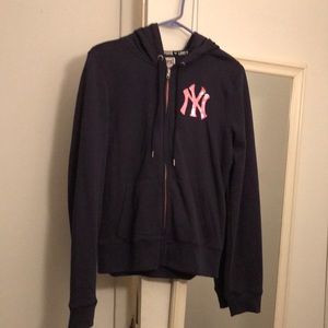 Ny yankee Victoria secret pink sequin hoodie
